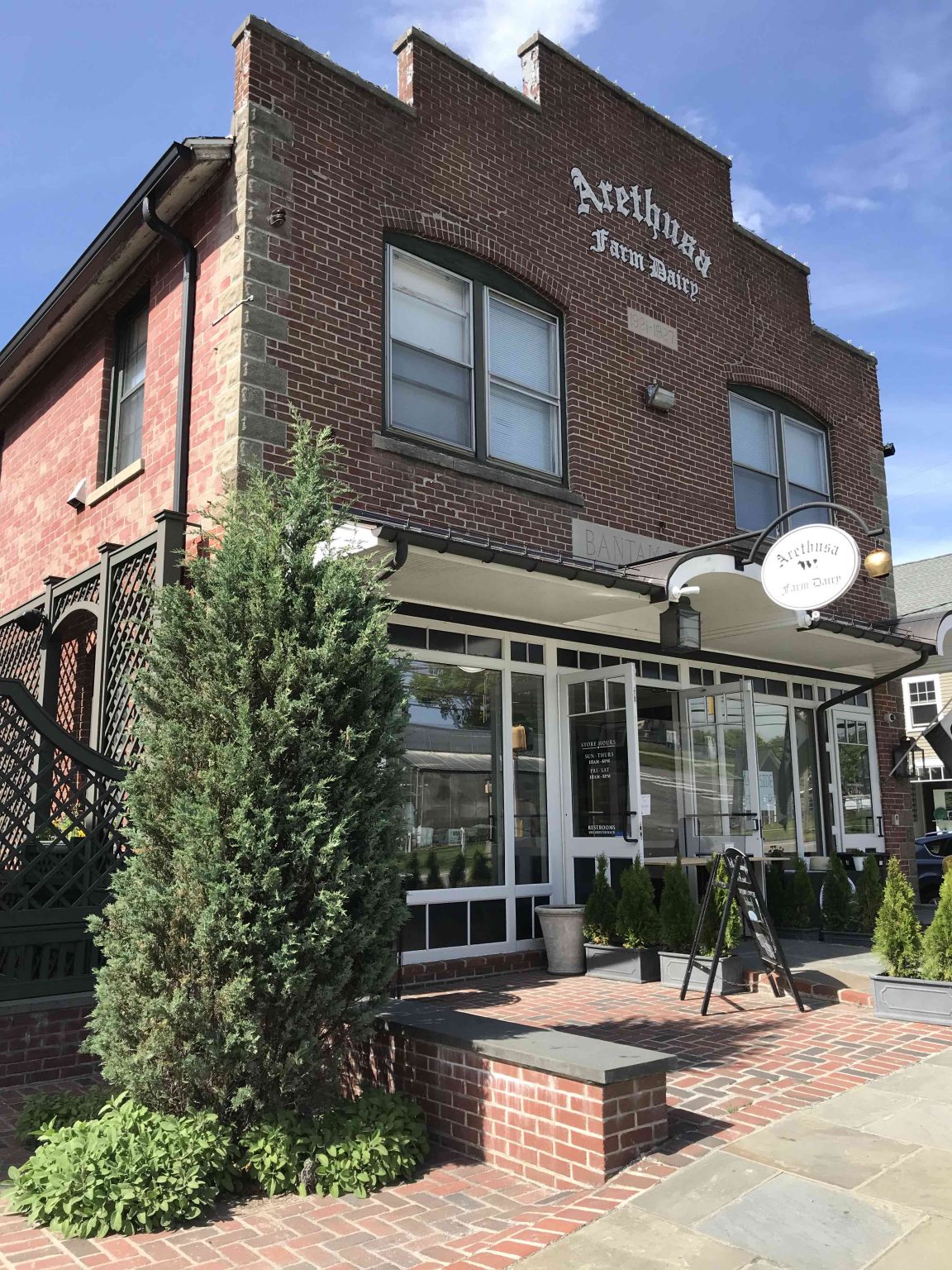 Eats Ice Cream At Arethusa Comes Straight From Pasture